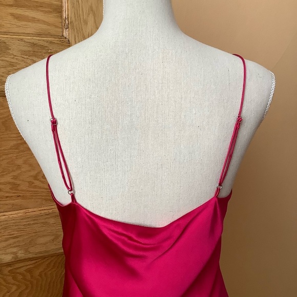 CAMI NYC Silk The Raven Dip Dye Slip Dress Size M - Picture 7 of 16